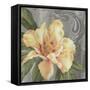 Nouveau Yellow Peony-Bill Jackson-Framed Stretched Canvas