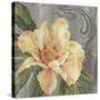 Nouveau Yellow Peony-Bill Jackson-Stretched Canvas