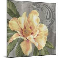 Nouveau Yellow Peony-Bill Jackson-Mounted Giclee Print