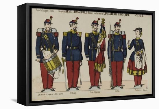 Nouvel uniforme de l'infanterie française-null-Framed Stretched Canvas