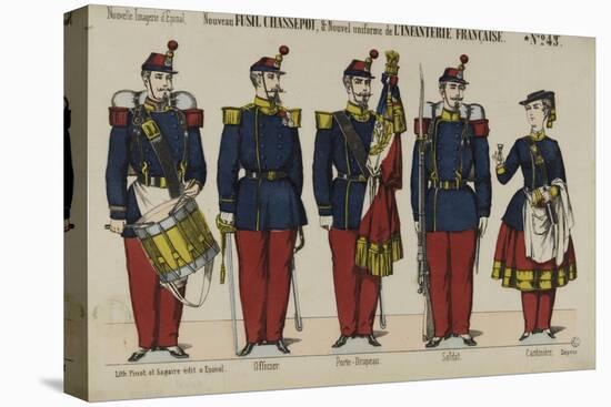 Nouvel uniforme de l'infanterie française-null-Stretched Canvas