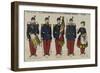 Nouvel uniforme de l'infanterie française-null-Framed Giclee Print
