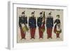 Nouvel uniforme de l'infanterie française-null-Framed Giclee Print