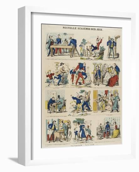 Nouvelle académie des jeux-null-Framed Giclee Print