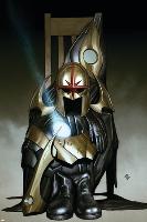 Nova No.21 Cover: Nova-Adi Granov-Lamina Framed Poster