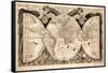 Nova orbis terrarum, from 'Tabulae Rudolphinae' by Johannes Kepler, 1627-30-German School-Framed Stretched Canvas