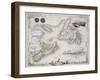 Nova Scotia and Newfoundland, Series of World Maps, c.1850-John Rapkin-Framed Giclee Print