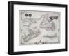 Nova Scotia and Newfoundland, Series of World Maps, c.1850-John Rapkin-Framed Giclee Print