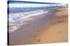 Nova Scotia, beach near the Cabot Trail, Cape Breton-Patrick J. Wall-Stretched Canvas