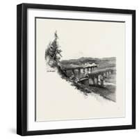 Nova Scotia, Bridges at Windsor, Canada, Nineteenth Century-null-Framed Giclee Print