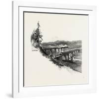 Nova Scotia, Bridges at Windsor, Canada, Nineteenth Century-null-Framed Giclee Print