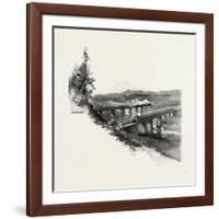 Nova Scotia, Bridges at Windsor, Canada, Nineteenth Century-null-Framed Giclee Print