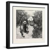 Nova Scotia, Entering Antigonish, Canada, Nineteenth Century-null-Framed Giclee Print