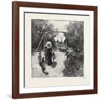 Nova Scotia, Entering Antigonish, Canada, Nineteenth Century-null-Framed Giclee Print