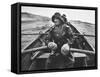 Nova Scotia Fishermen at Sea Off Grand Banks-Peter Stackpole-Framed Stretched Canvas