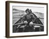 Nova Scotia Fishermen at Sea Off Grand Banks-Peter Stackpole-Framed Photographic Print