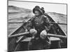 Nova Scotia Fishermen at Sea Off Grand Banks-Peter Stackpole-Mounted Photographic Print