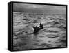 Nova Scotia Fishermen at Sea Off Grand Banks-Peter Stackpole-Framed Stretched Canvas