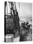 Nova Scotia Fishermen at Sea Off Grand Banks-Peter Stackpole-Stretched Canvas