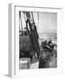 Nova Scotia Fishermen at Sea Off Grand Banks-Peter Stackpole-Framed Photographic Print