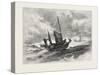 Nova Scotia, Fishermen Landing in a Gale, Canada, Nineteenth Century-null-Stretched Canvas