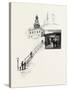 Nova Scotia, Gate of Citadel, and Old Clock Tower, Canada, Nineteenth Century-null-Stretched Canvas