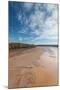 Nova Scotia, Green Oaks. Fundy Tidal Interpretive Area, elevated view of huge Bay of Fundy-Walter Bibikow-Mounted Premium Photographic Print