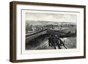 Nova Scotia, Halifax, from Citadel, Canada, Nineteenth Century-null-Framed Giclee Print