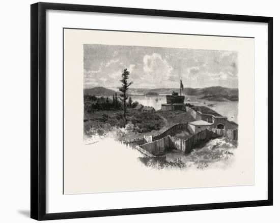 Nova Scotia, Halifax from York Redoubt, Canada, Nineteenth Century-null-Framed Giclee Print