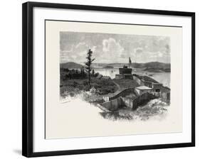 Nova Scotia, Halifax from York Redoubt, Canada, Nineteenth Century-null-Framed Giclee Print