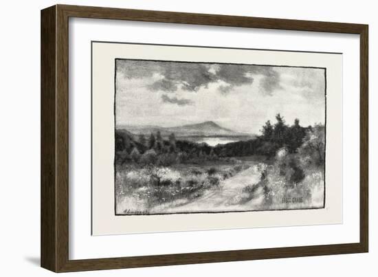 Nova Scotia, Lake Catalone, Canada, Nineteenth Century-null-Framed Giclee Print