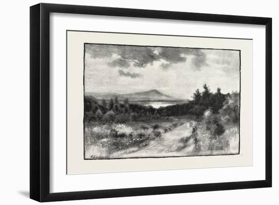 Nova Scotia, Lake Catalone, Canada, Nineteenth Century-null-Framed Giclee Print