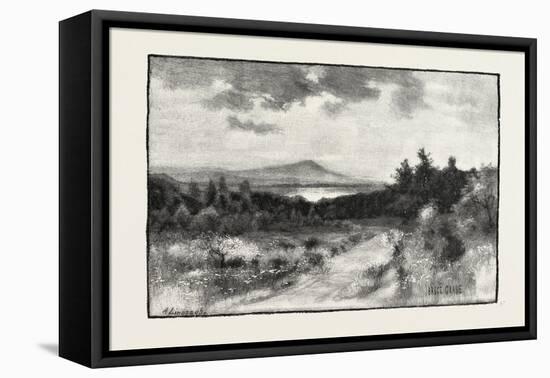 Nova Scotia, Lake Catalone, Canada, Nineteenth Century-null-Framed Stretched Canvas