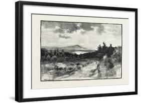 Nova Scotia, Lake Catalone, Canada, Nineteenth Century-null-Framed Giclee Print