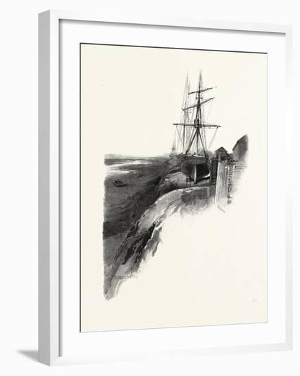 Nova Scotia, Low Tide, Windsor, Canada, Nineteenth Century-null-Framed Giclee Print