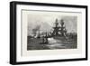 Nova Scotia, Men-Of-War, Halifax Harbour, Canada, Nineteenth Century-null-Framed Giclee Print