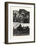 Nova Scotia, Mining Scenes in the Caledonian Mines, Canada, Nineteenth Century-null-Framed Giclee Print