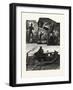 Nova Scotia, Mining Scenes in the Caledonian Mines, Canada, Nineteenth Century-null-Framed Giclee Print