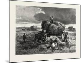 Nova Scotia, on the Tantramar Marshes, Canada, Nineteenth Century-null-Mounted Giclee Print