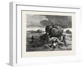 Nova Scotia, on the Tantramar Marshes, Canada, Nineteenth Century-null-Framed Giclee Print