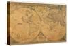 'Nova Totius Terrarum Orbis Tabula' (World Map) C.1655-58-Joan Blaeu-Stretched Canvas