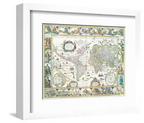 nova totius terrarum orbis-Willem Blaeu-Framed Art Print