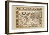 Nova Totius Terrarum Orbis-Joan Blaeu-Framed Premium Giclee Print