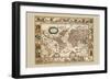 Nova Totius Terrarum Orbis-Joan Blaeu-Framed Premium Giclee Print