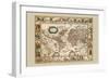 Nova Totius Terrarum Orbis-Joan Blaeu-Framed Premium Giclee Print