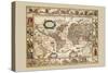 Nova Totius Terrarum Orbis-Joan Blaeu-Stretched Canvas