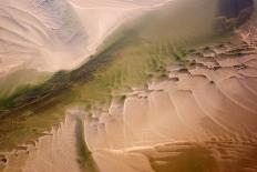 Aerial View of Coast, Hallig, Germany, April 2009-Novák-Photographic Print