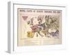 Novel (Comic) Carte of Europe, Designed for 1870, Dublin-null-Framed Giclee Print