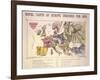 Novel (Comic) Carte of Europe, Designed for 1870, Dublin-null-Framed Giclee Print