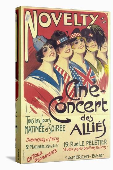 Novelty - Cine Concert Des Allies-Georges Dola-Stretched Canvas